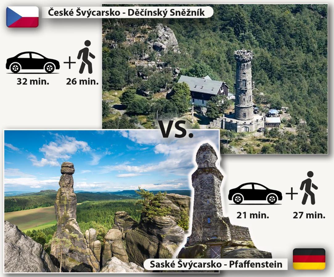 Pension Pod Skalou Hřensko Esterno foto