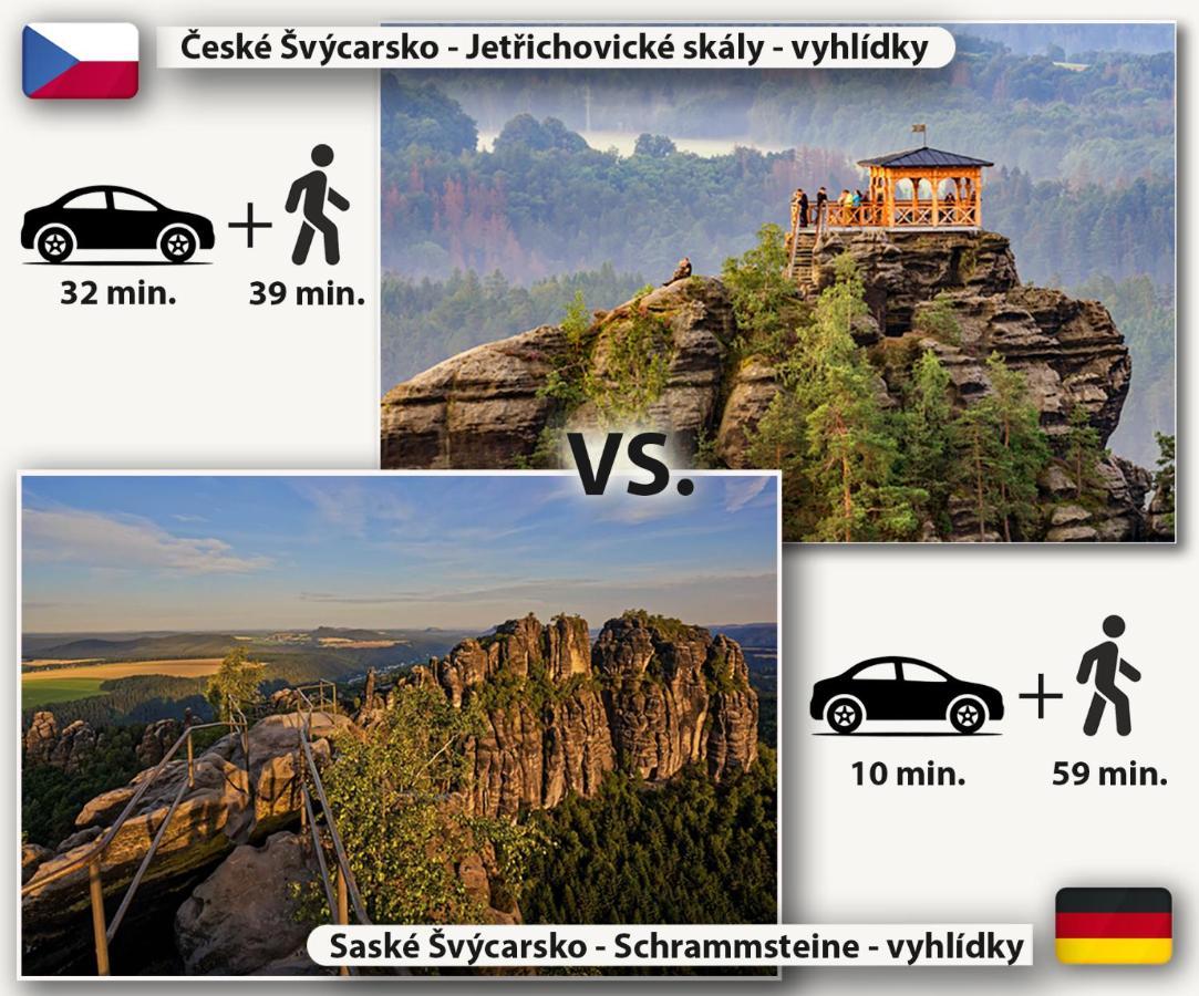Pension Pod Skalou Hřensko Esterno foto